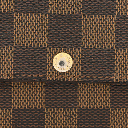 Louis Vuitton Damier Ebene Sarah Wallet 11 of 12