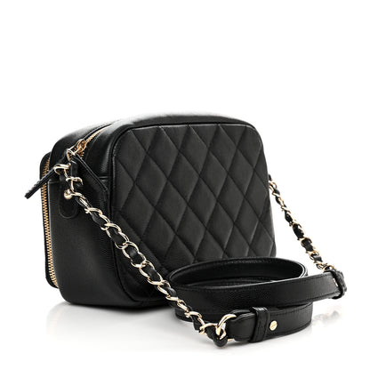 Chanel Caviar Quilted Affinity Camera Case Black 3 of 12