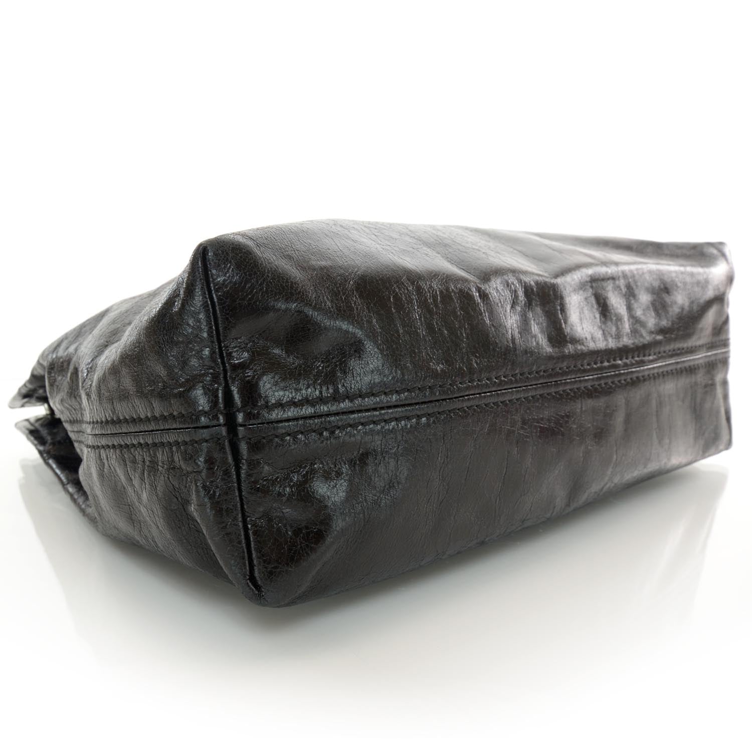 Prada Vitello Shine Hobo Black 4 of 8