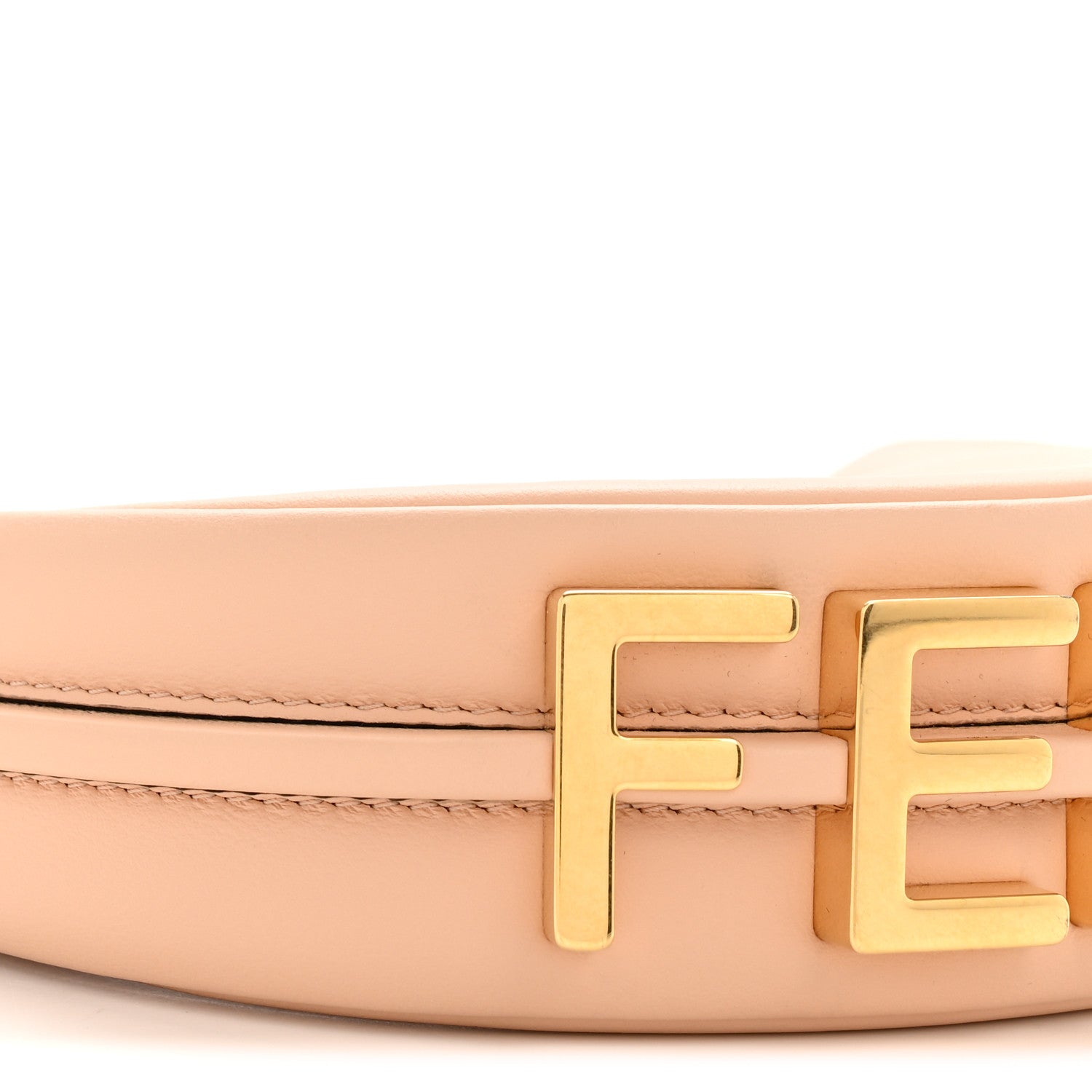 Fendi Vitello Grace Matte Nano Fendigraphy Hobo Charm Light Rose 9 of 14