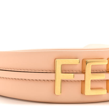 Fendi Vitello Grace Matte Nano Fendigraphy Hobo Charm Light Rose 9 of 14