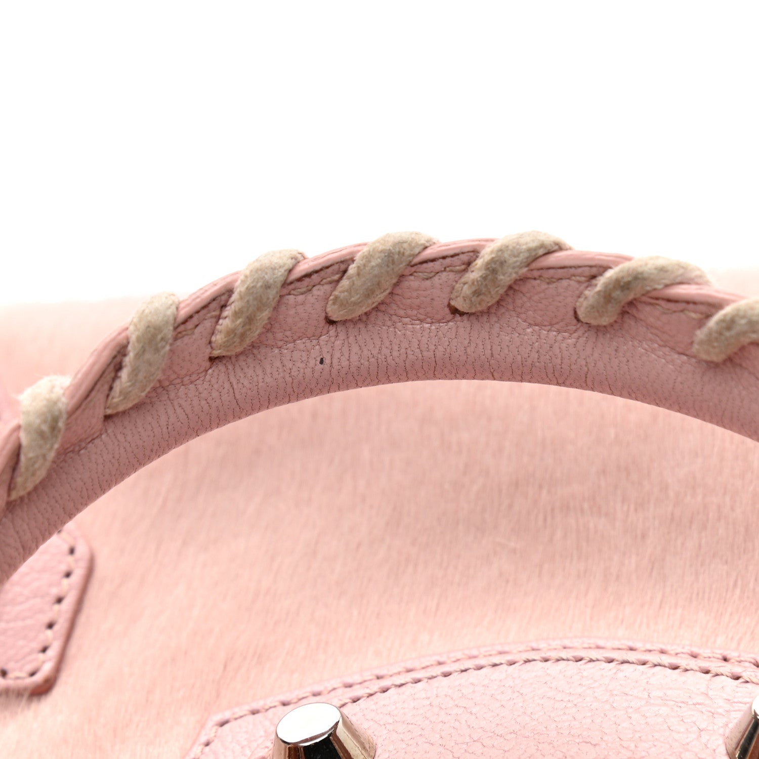 Balenciaga Calf Hair Classic Silver Hardware Mini City Pink 11 of 14