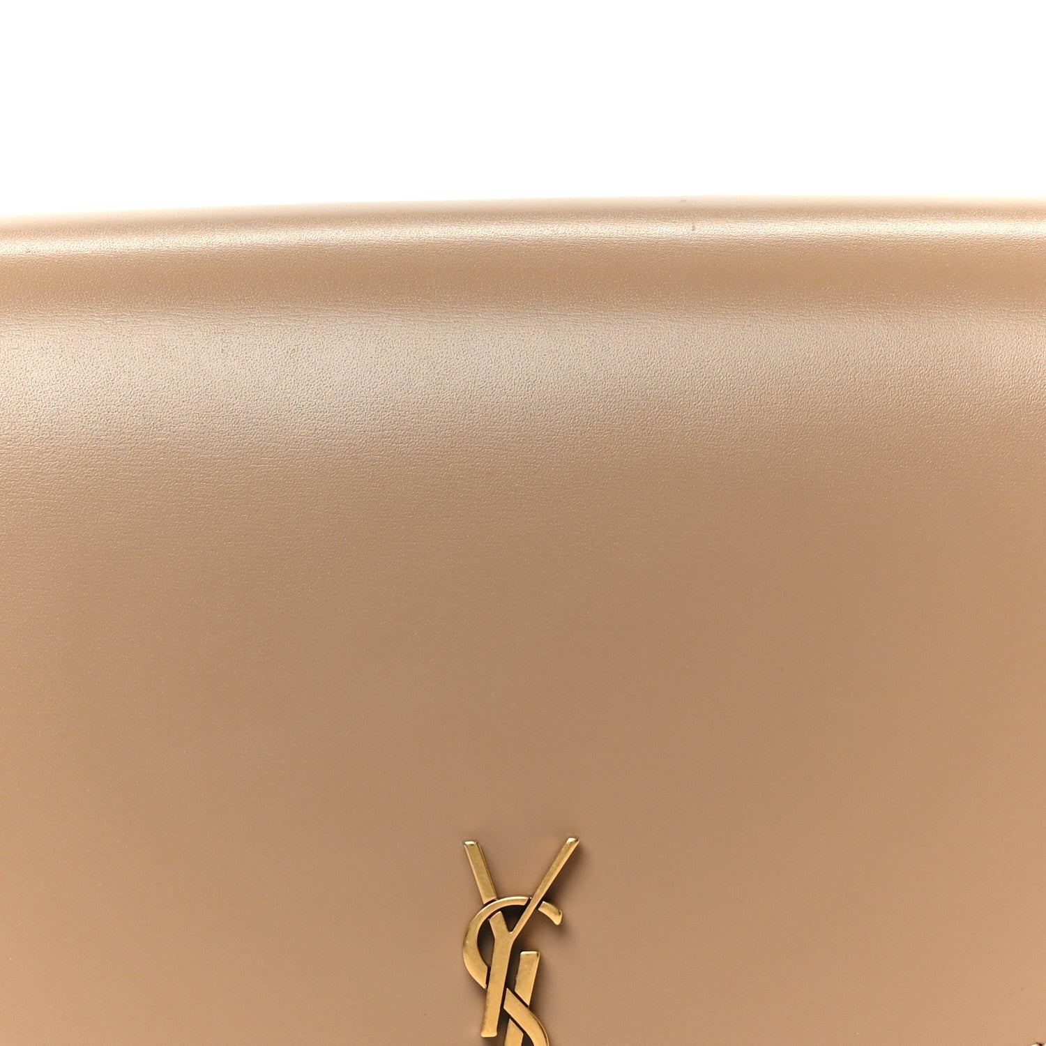 Saint Laurent Box Calfskin Mini Voltaire Shoulder Bag Dark Cork 9 of 11