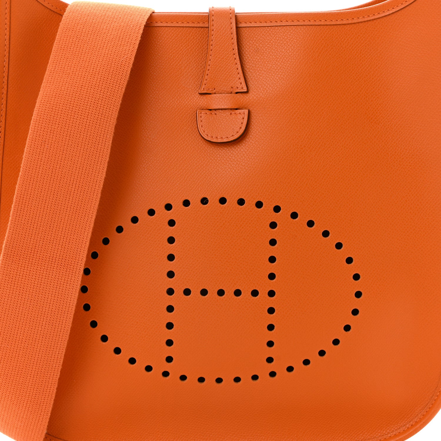 Hermes Epsom Evelyne II PM Orange 8 of 10