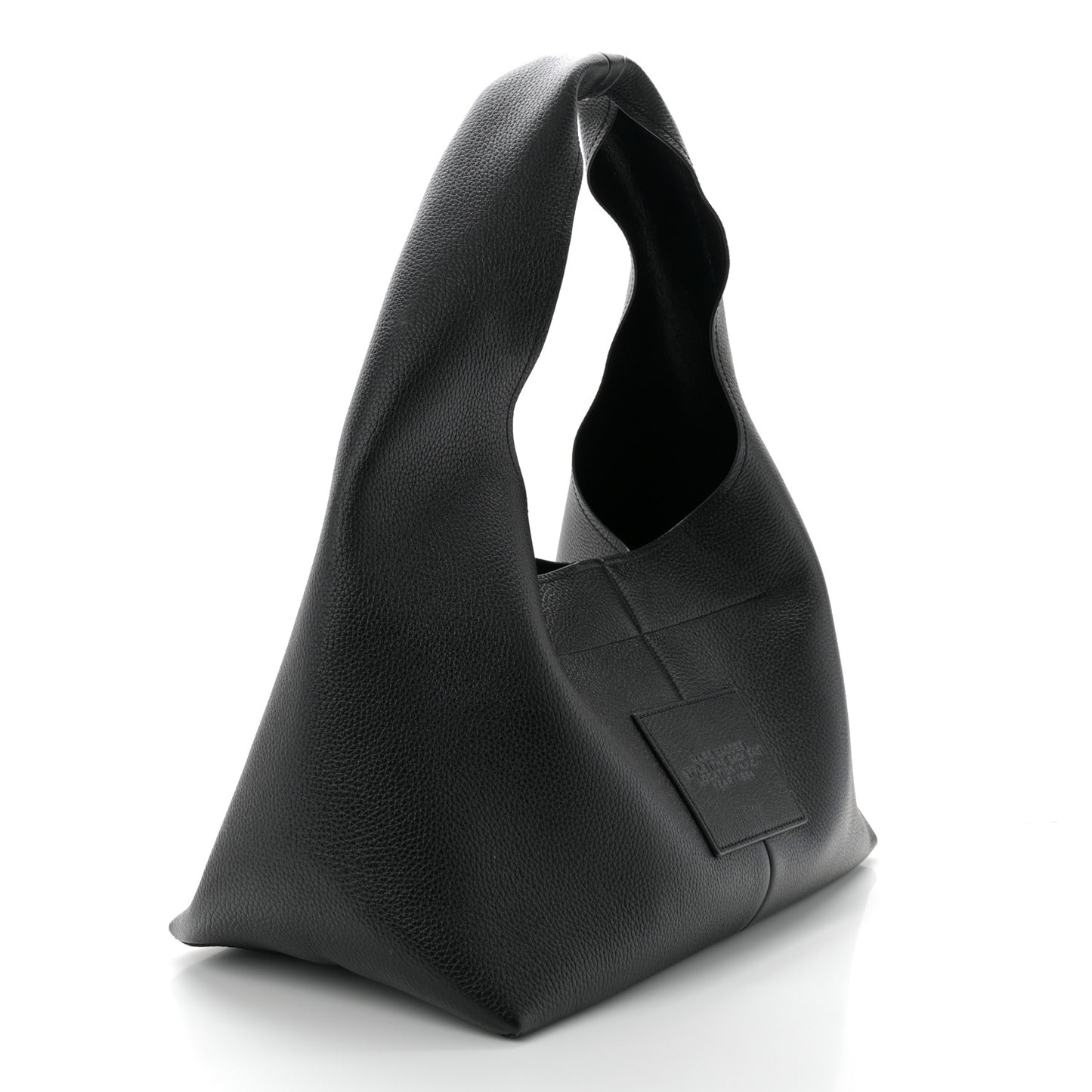 Grained Calfskin Medium The Sack Bag Black