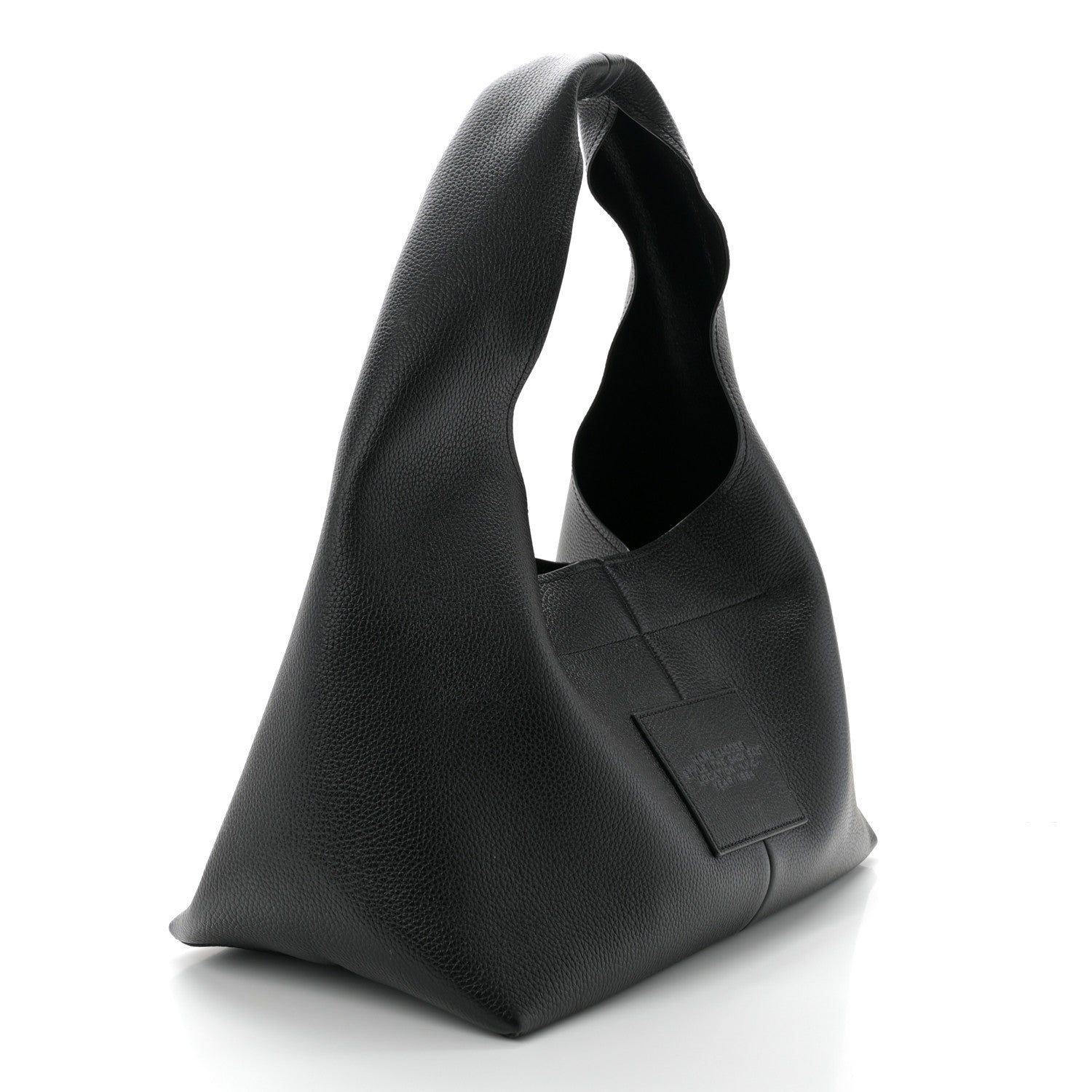 Marc Jacobs Grained Calfskin Medium The Sack Bag Black 4 of 10