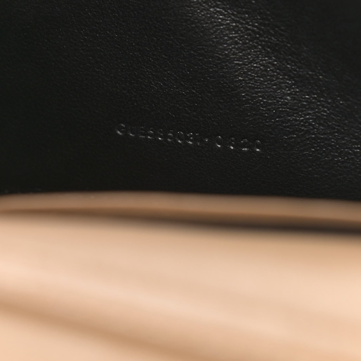 Saint Laurent Lambskin Diamond Quilted Becky Chain Wallet Gold Sand 6 of 8