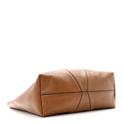 Chloe Grained Calfskin Large Spin Tote Clay Brown 4 of 15