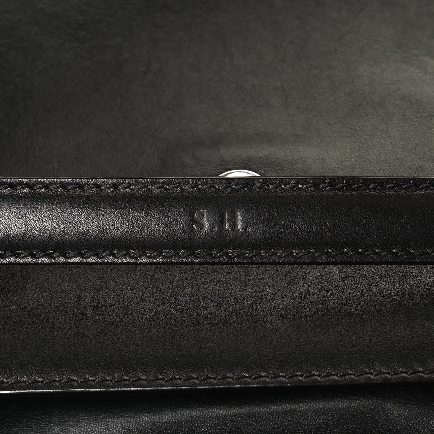 Calfskin Medium My Rockstud Frame Bag Black