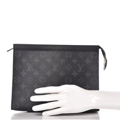 Louis Vuitton Monogram Eclipse Pochette Voyage MM 2 of 8