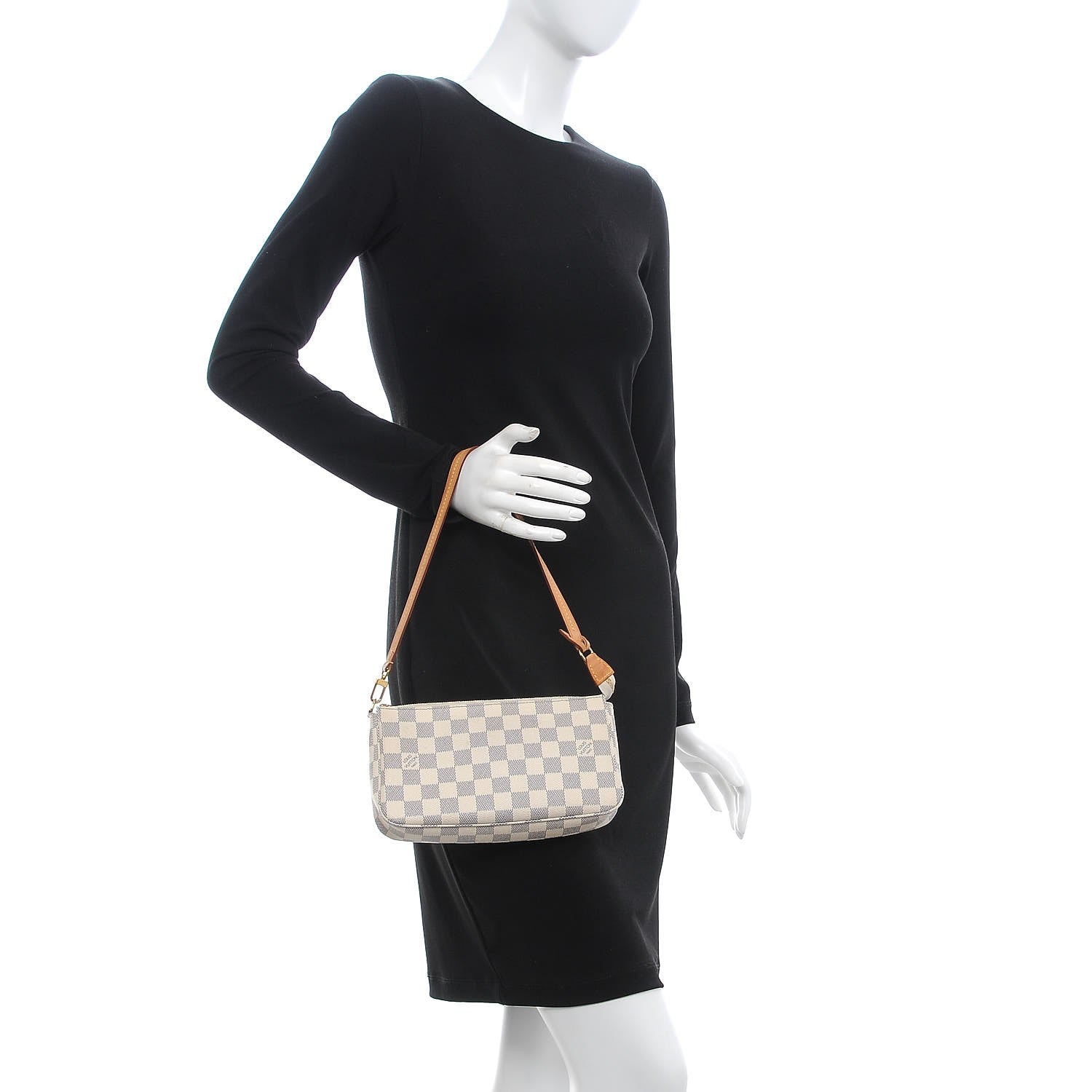 Louis Vuitton Damier Azur Pochette Accessories NM 2 of 9