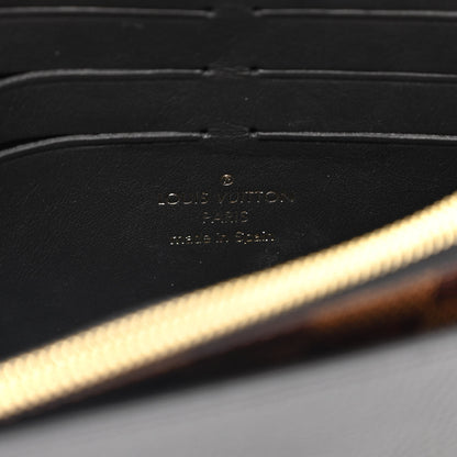 Louis Vuitton Damier Ebene Vavin Chain Wallet Black 6 of 9