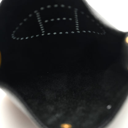 Hermes Taurillon Clemence Evelyne TPM Black 5 of 11