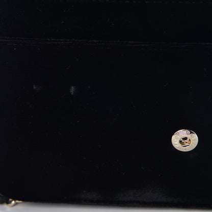 Chanel Velvet Timeless CC Wallet On Chain WOC Black 9 of 11