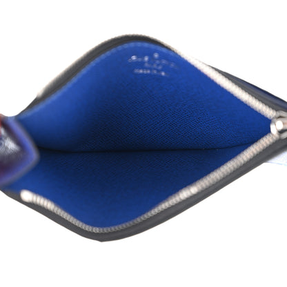 Louis Vuitton Monogram Taiga Coin Card Holder Cobalt 5 of 6