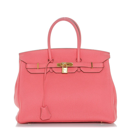 Hermes Togo Birkin 35 Rose Lipstick 1 of 21