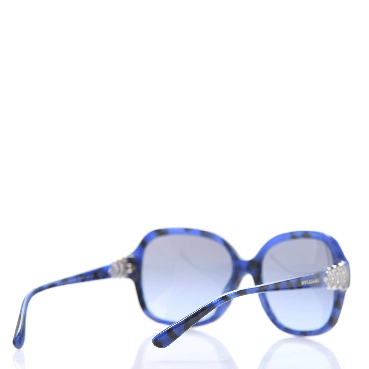 Bulgari Oversized Sunglasses 8124-B Blue 4 of 8