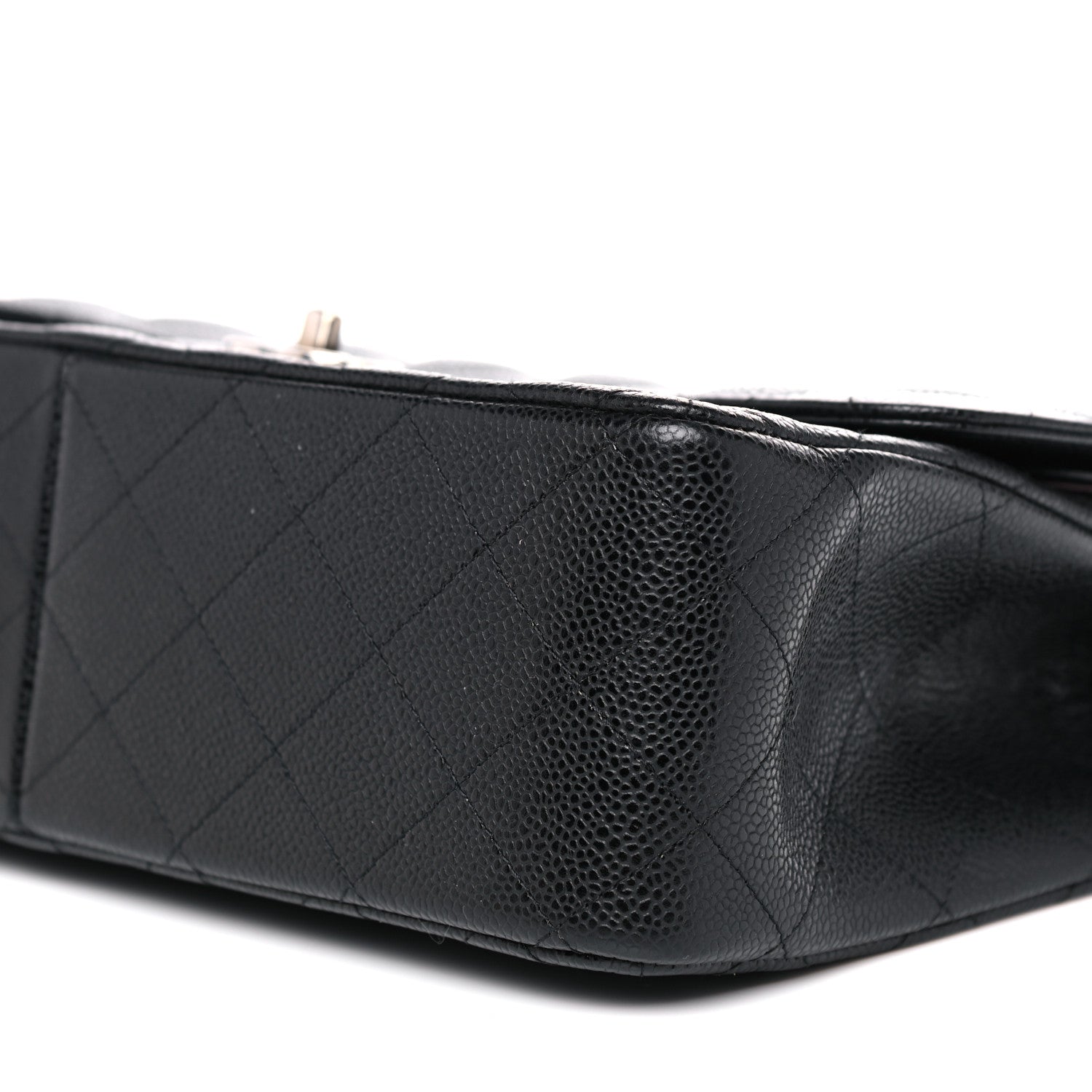 Chanel Caviar Quilted Jumbo Double Flap Black 9 of 12