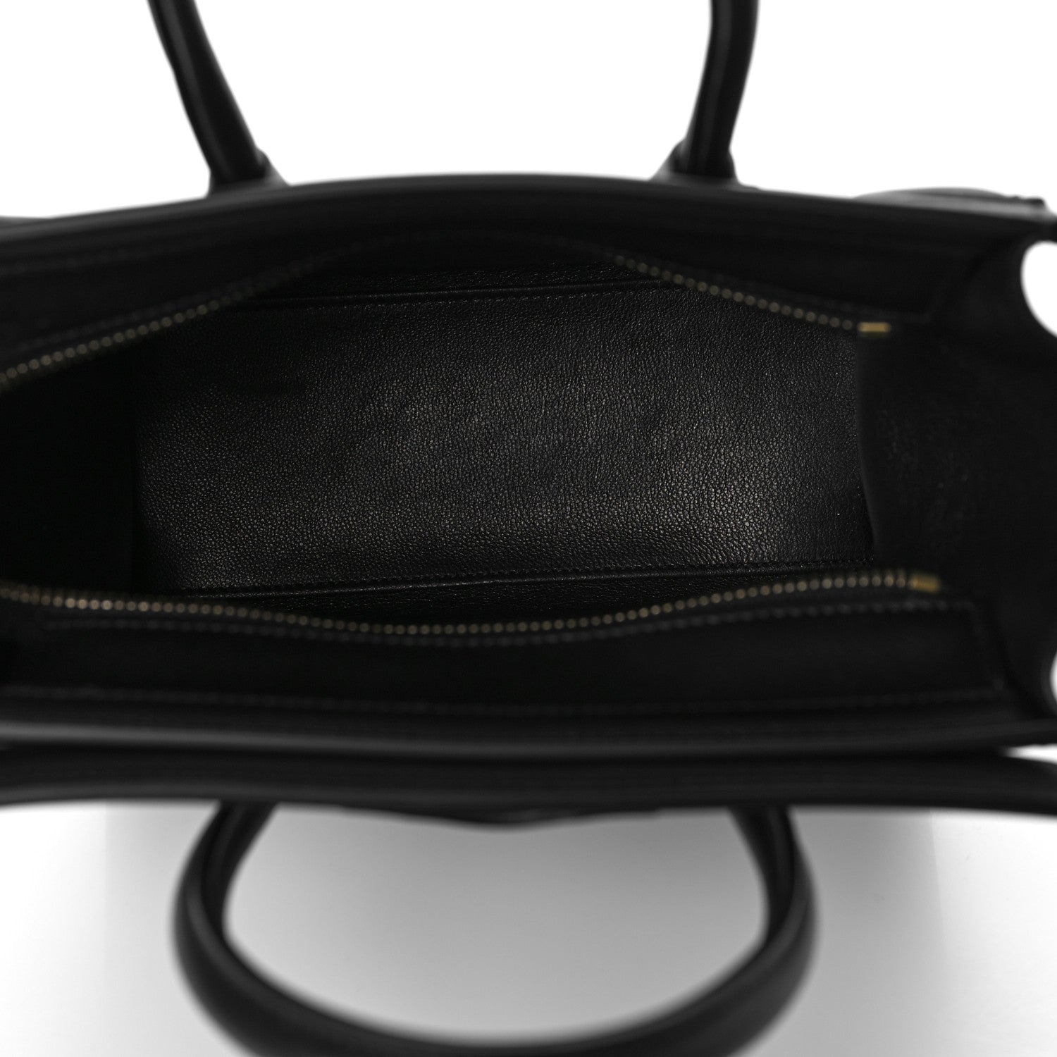 Celine Smooth Calfskin Nano Luggage Black 4 of 8