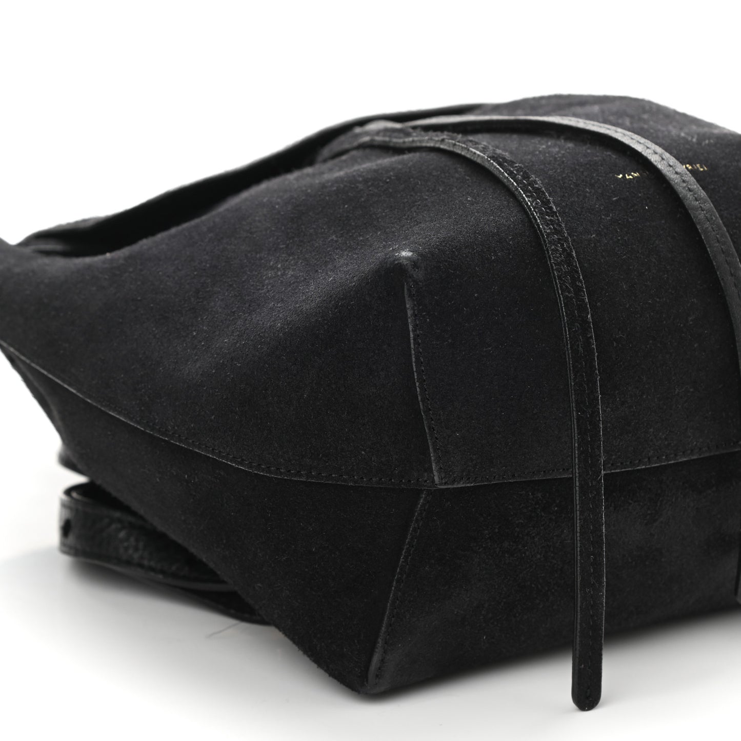 Suede Backpack Black