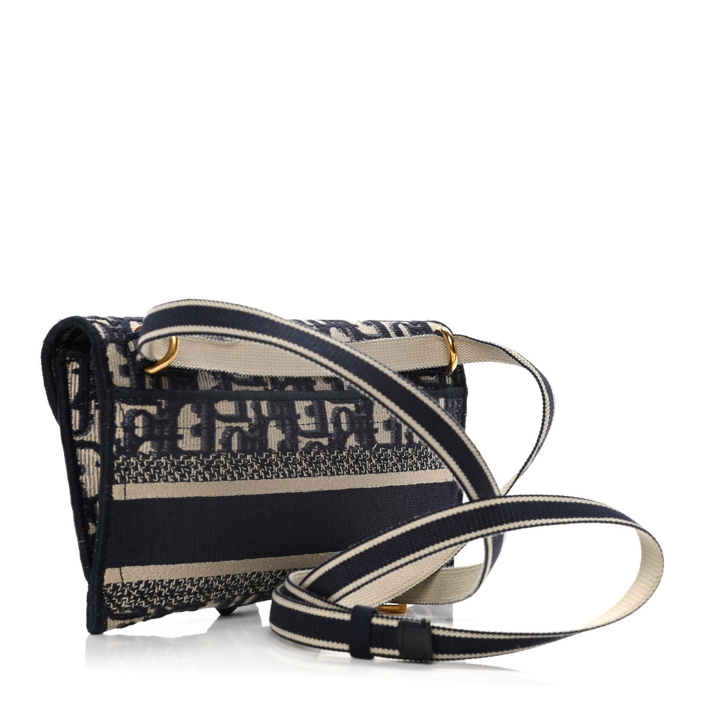 Oblique Slim Saddle Pouch Blue