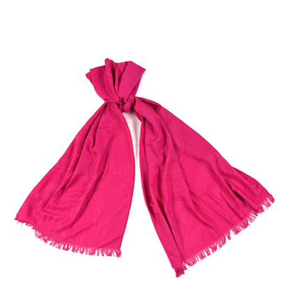 Hermes Cashmere Silk New Libris Stole Rose Indien 1 of 3