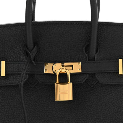 Hermes Togo Birkin 25 Black 8 of 11