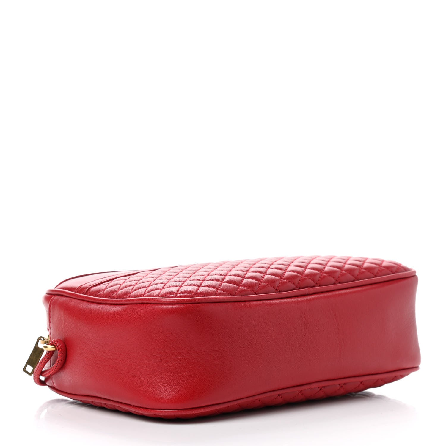 Saint Laurent Lambskin Quilted Monogram Victoire Camera Bag Rouge Eros 4 of 10