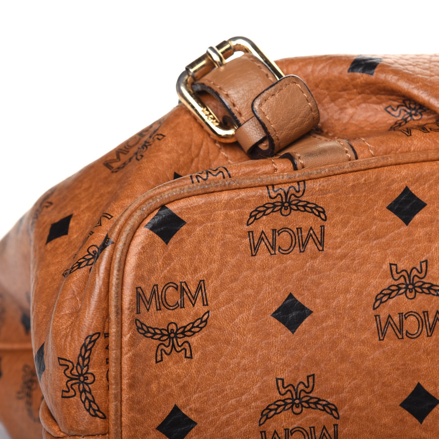 Visetos Medium Essentials Shopper Tote Cognac