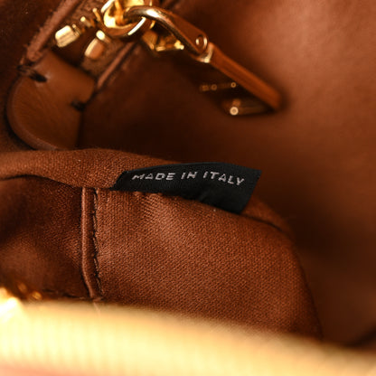 Miu Miu Soft Calf Softy Shoulder Bag Cognac 7 of 10