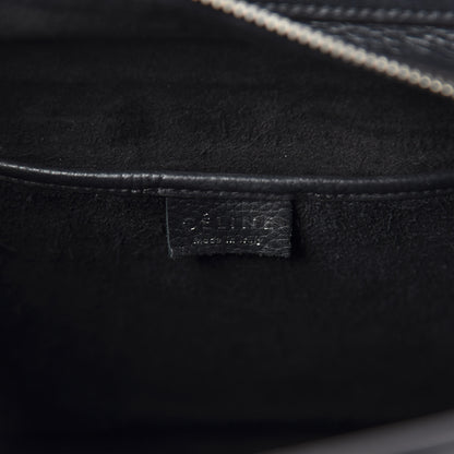 Celine Drummed Calfskin Nano Luggage Black 8 of 9