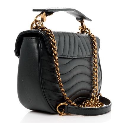 Louis Vuitton Calfskin New Wave Chain PM Black 3 of 11