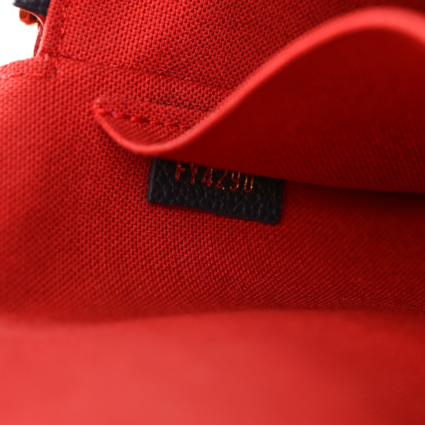 Empreinte Pochette Felicie Chain Wallet Marine Rouge