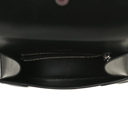 Balenciaga Grained Calfskin Small Hourglass Top Handle Bag Black 5 of 13