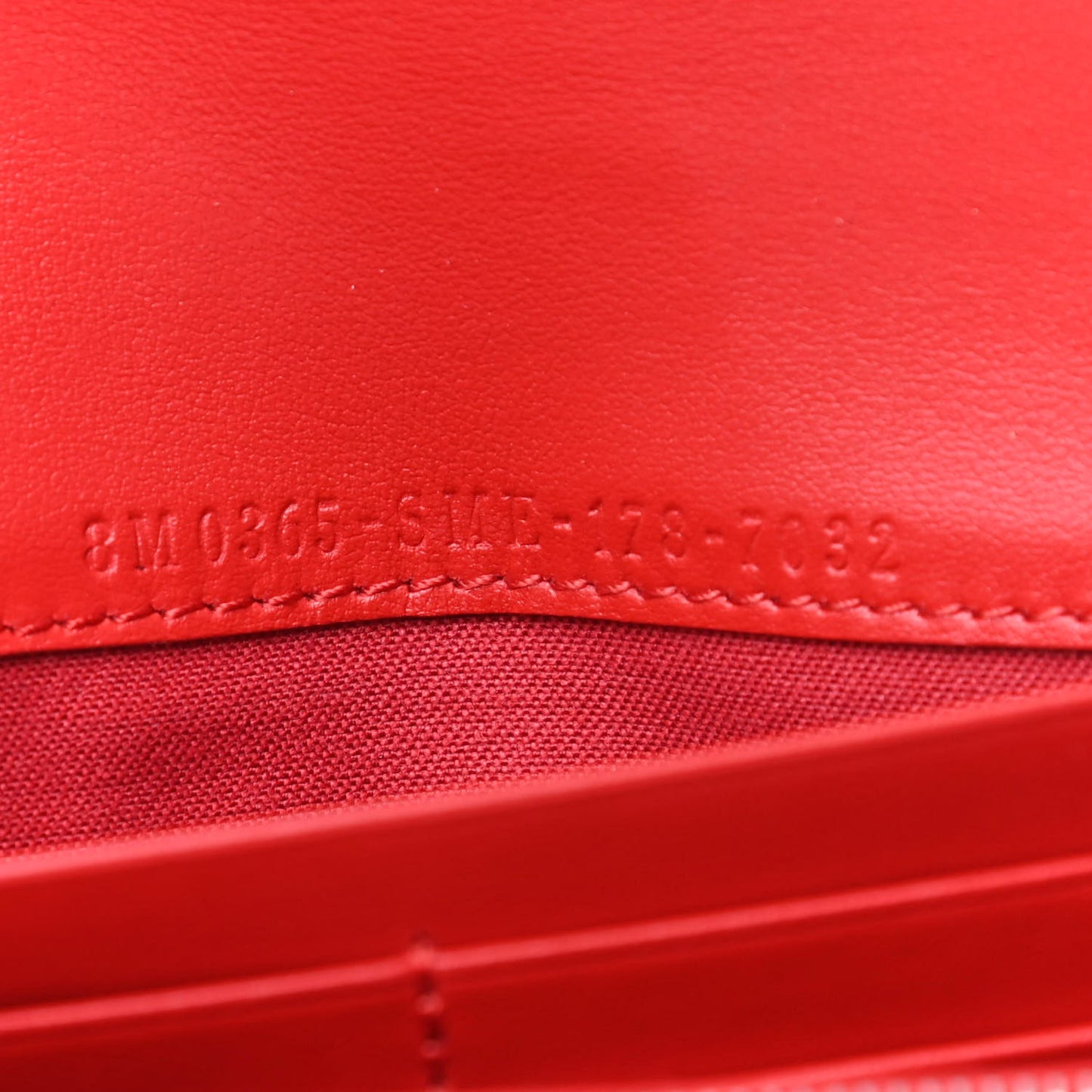 Vitello Liberty Century Lucido By The Way Continental Wallet On Chain Rosso