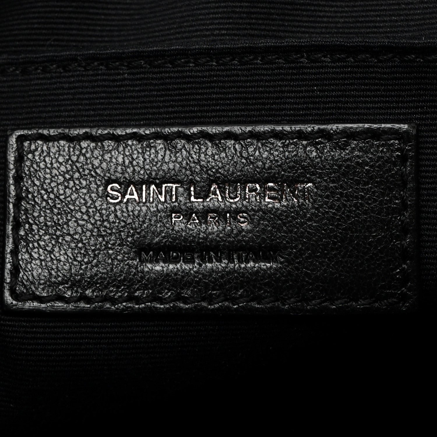 Saint Laurent Calfskin Matelasse Monogram Lou Camera Bag Black 6 of 10