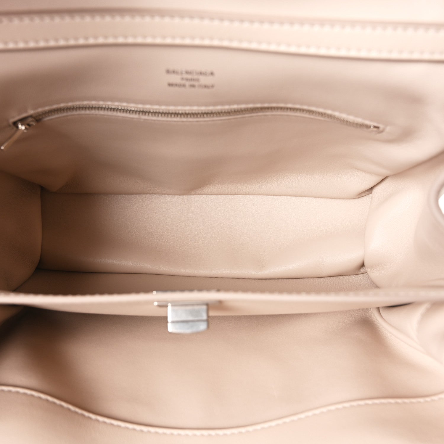 Balenciaga Natural Smooth Calfskin Small Rodeo Top Handle Handbag Almond 5 of 10