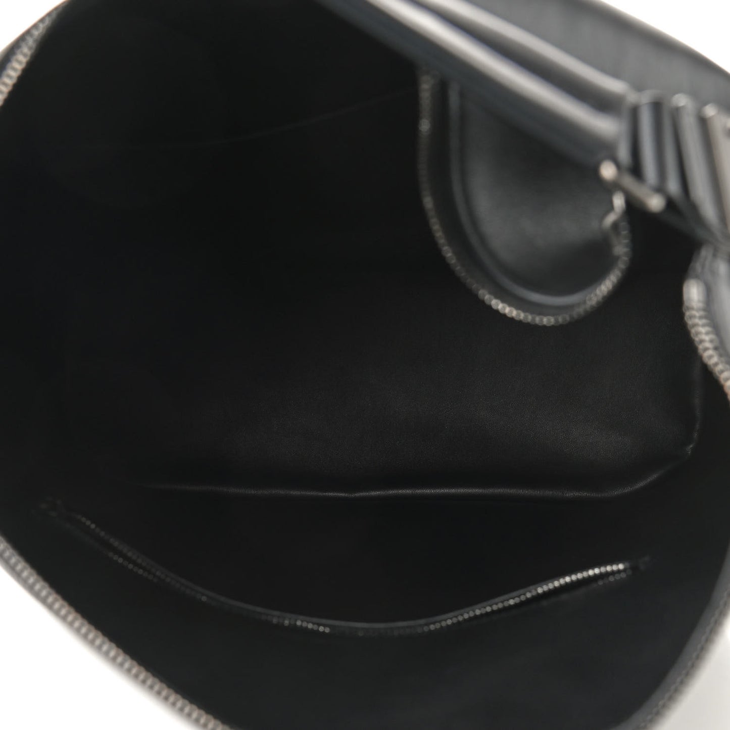 Calfskin Hobo Tote Black