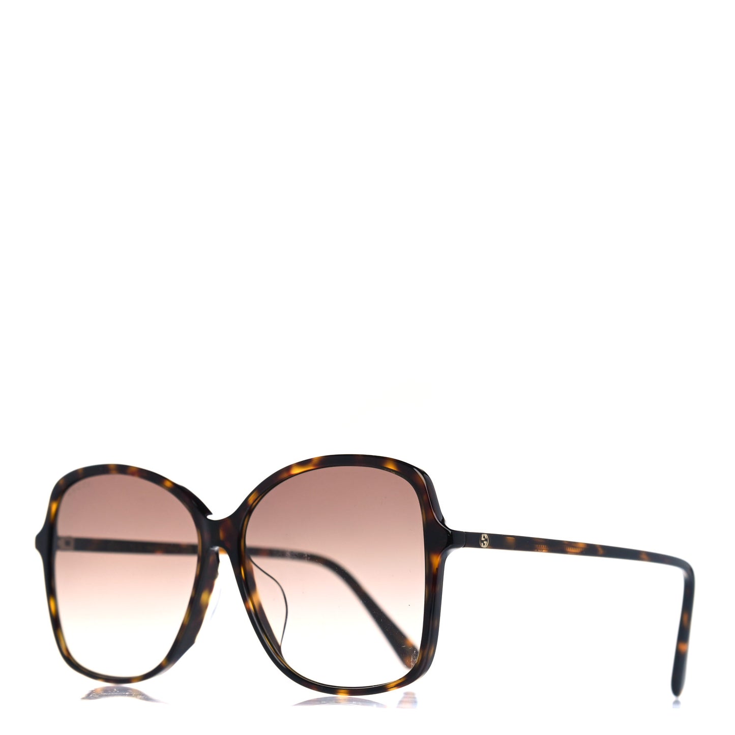 Acetate Oversize Round Frame Sunglasses GG0546SK Tortoise