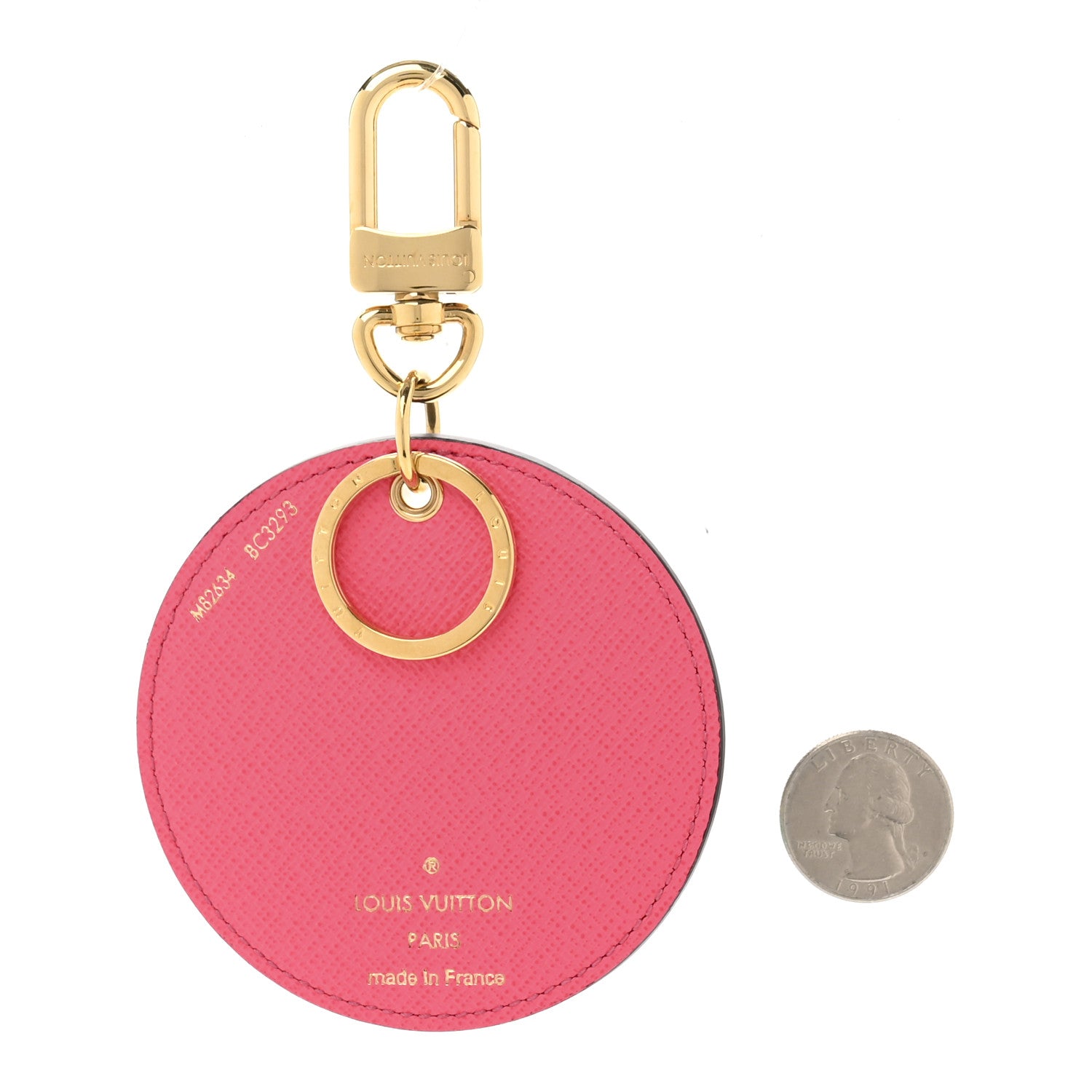 Louis Vuitton Monogram 2023 Christmas Animation Sailing Vivienne Bag Charm Key Ring Dragonfruit Pink 2 of 5