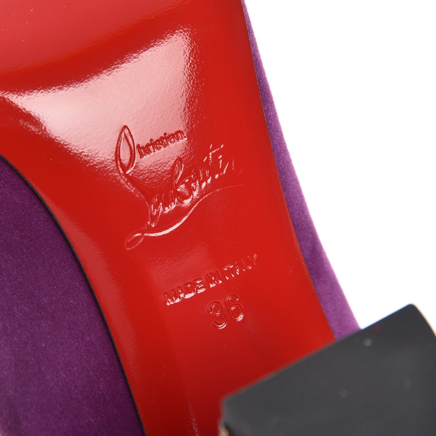 Christian Louboutin Suede Oaxacana 85 Pumps 36 Version Cassis 6 of 7