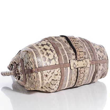 Jimmy Choo Watersnake Suede Ramona Natural 4 of 9