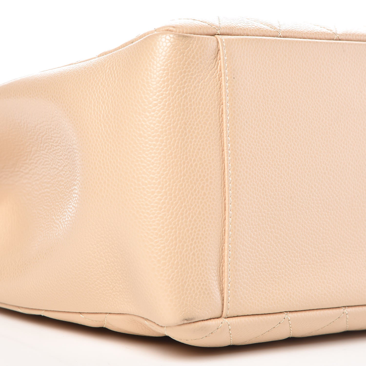 Chanel Caviar Quilted Grand Shopping Tote GST Beige Clair 13 of 14