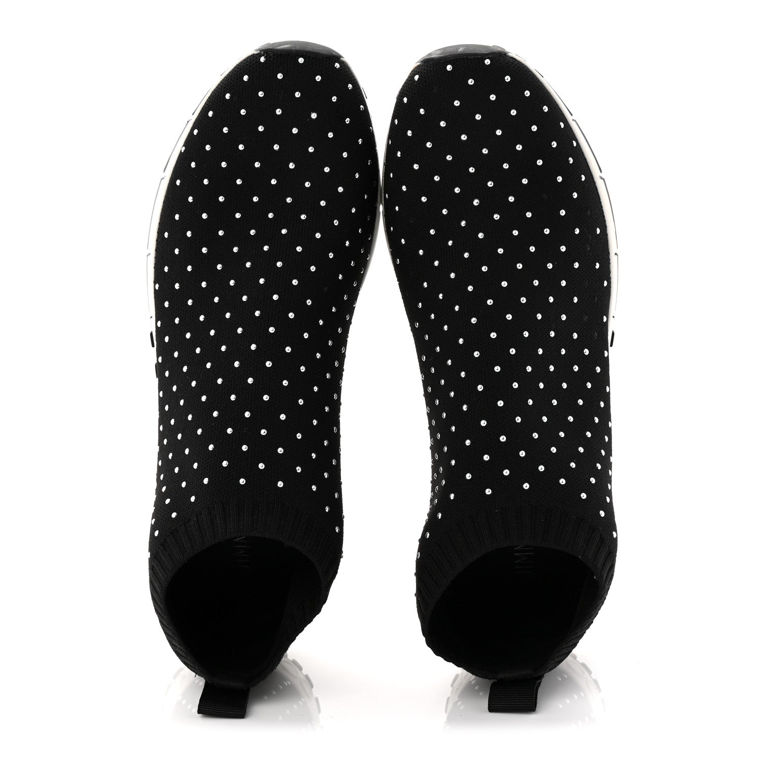 Jimmy Choo Elastic Norway Slip-On Sneakers 39 Black 5 of 9