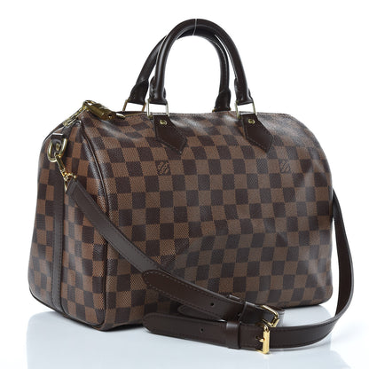 Louis Vuitton Damier Ebene Speedy Bandouliere 30 3 of 15