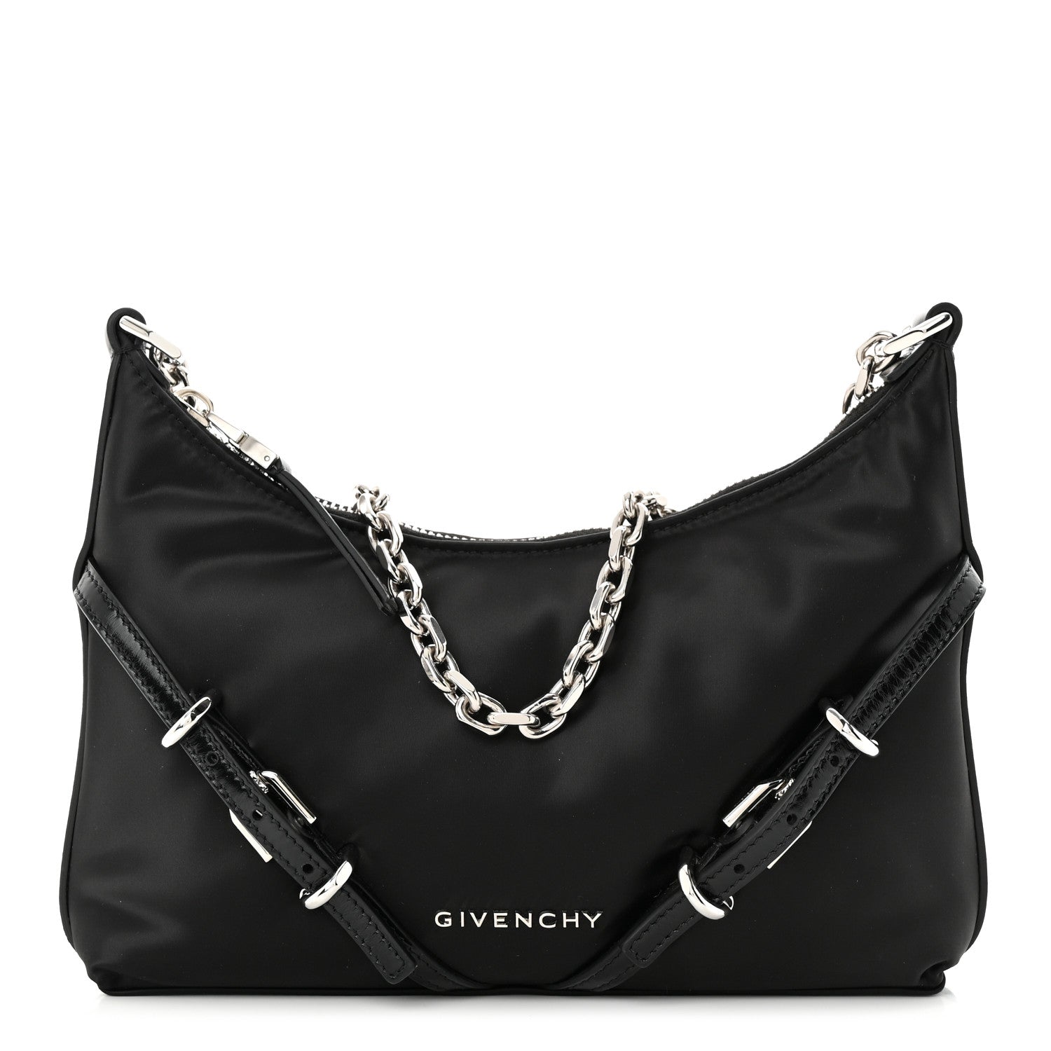 Givenchy Satin Mini Voyou Boyfriend Party Bag Black 1 of 10