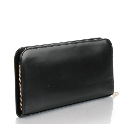 Saint Laurent Calfskin Classic Zip Around Wallet Black 3 of 7