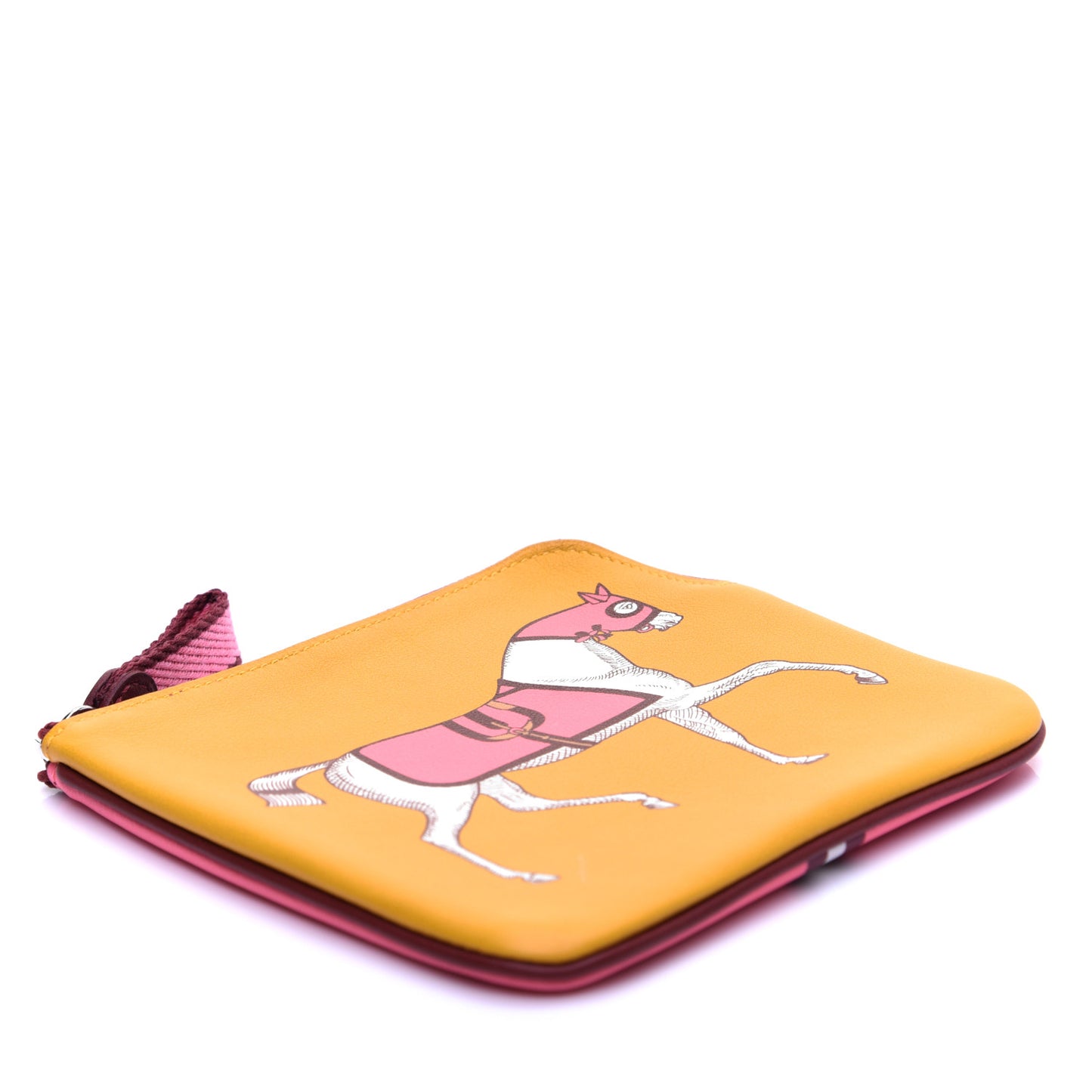 Swift Couverture Nouvelle Carre Pocket Pouch Jaune Ambre Rose D'Ete