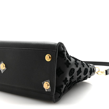 Louis Vuitton Calfskin Monogram Tufting On My Side Black 9 of 9