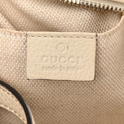 Gucci Pebbled Calfskin Small Soho Disco Bag Off White 6 of 15